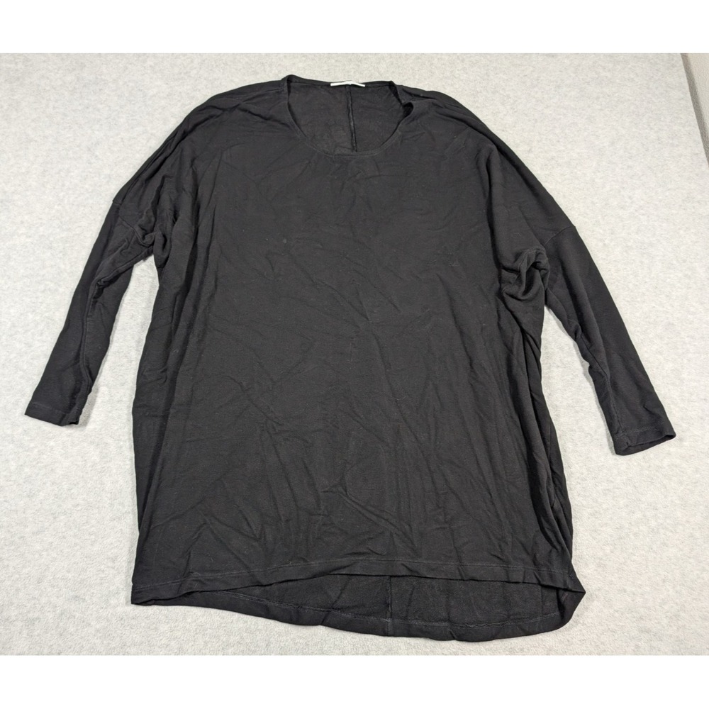 Bryn Walker Women Top Large Oversize Jersey Knit Drop Shoulder‎ Relax Loose